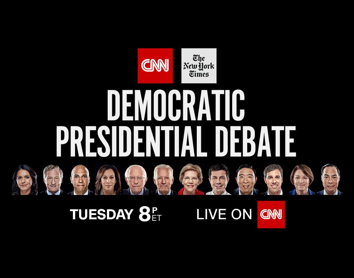 CNN advertisement for 4th Democratic Debate