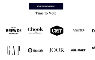 Time to Vote member logos
