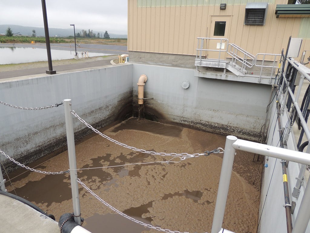 "Tenino WWTP Anoxic Basin" by XericX is licensed under CC BY 2.0