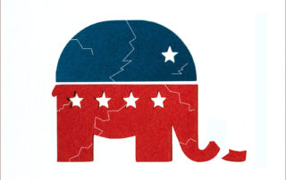 Cracks appear in Republican logo