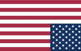Upside down American flag